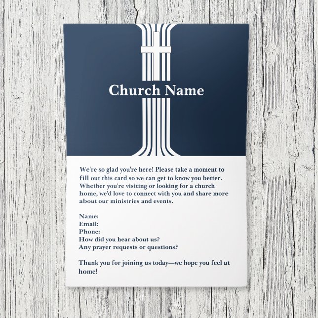 Herzlich willkommen auf unseren Cards für Verbindu Karte (Welcome to our Church Connection Cards)