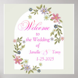 Herzlich willkommen auf unseren Hochzeitsschauplät Poster