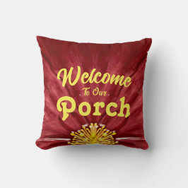 Herzlich willkommen auf unserer Terrasse / Rocking Kissen