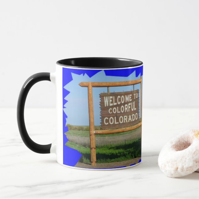 Herzlich willkommen bei Colorado Coffee Tasse (Mit Donut)