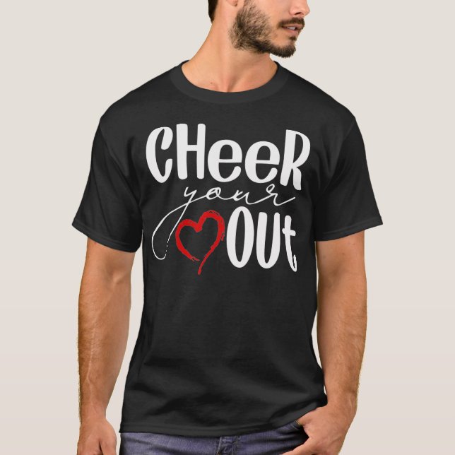 Herzlich Willkommen bei Coolen Cheerleader T-Shirt (Vorderseite)