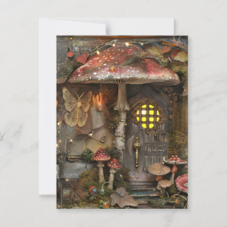 Herzlich Willkommen bei Cotgcore Fairy Moth Postkarte