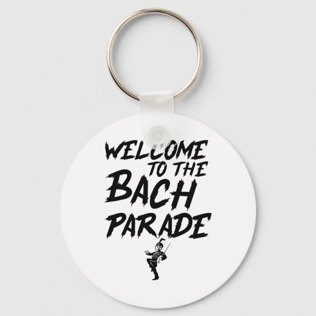 Herzlich willkommen bei der Bach Parade Bride Squa Schlüsselanhänger (Vorderseite)