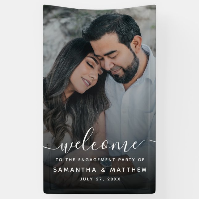 Herzlich willkommen bei der Verlobung Banner Signi (Vertikal)