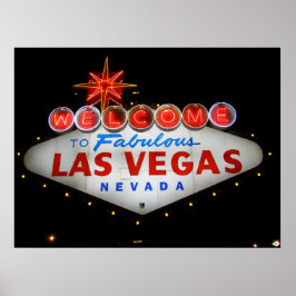 Herzlich willkommen bei Fabulous Las Vegas Neon Po Poster