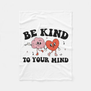 Herzlich willkommen bei Groovy Retro Mental Health Fleecedecke