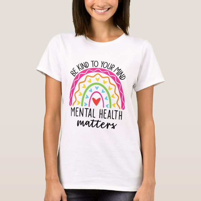 Herzlich willkommen bei Leopard Rainbow Psychische T-Shirt (Vorderseite)