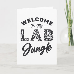 Herzlich willkommen bei meinem Labrador Jungle Lab Karte