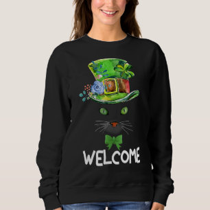Herzlich willkommen bei St Patrick's Day Funny Gra Sweatshirt
