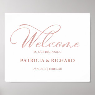 Herzlich willkommen bei unserem Gold Foil Sign Lab Poster