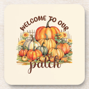 Herzlich willkommen bei unserem Patch - Cosy Pumpk Getränkeuntersetzer