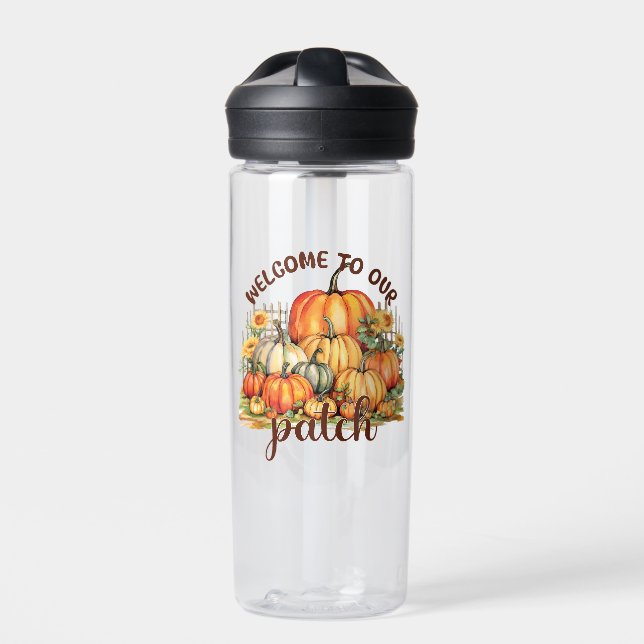 Herzlich willkommen bei unserem Patch - Cosy Pumpk Trinkflasche (Vorderseite)