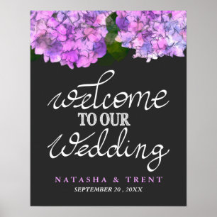 Herzlich willkommen bei unserer Hochzeitstypografi Poster