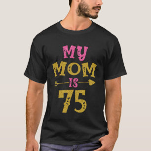Herzlich Willkommen im 75. Geburtstag für die Mama T-Shirt