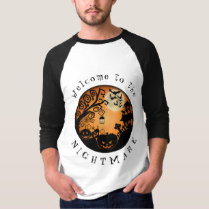 Herzlich willkommen im Albtraum Halloween Pumpkin  T-Shirt