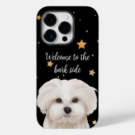 Herzlich willkommen im Bark Side Funny Dog Maltipo Case-Mate iPhone 14 Pro Hülle