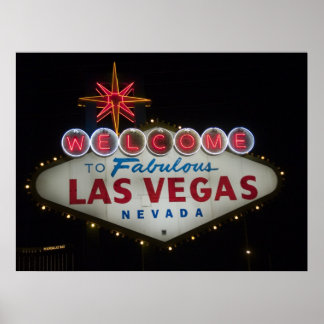 Herzlich willkommen im Fabulous Las Vegas Nevada P Poster