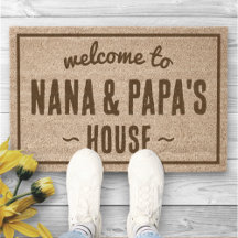Herzlich willkommen im Haus von Nana Papa - Custom