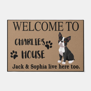 Herzlich willkommen im Hundshaus Doormat, Funny Q Fußmatte