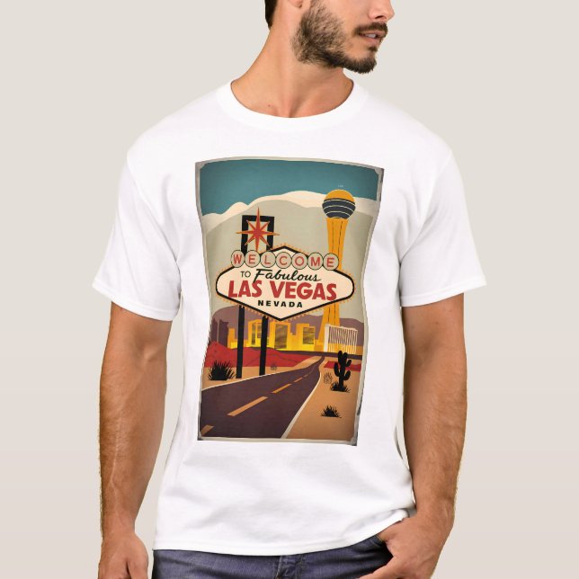 Herzlich willkommen im Las Vegas Nevada T-Shirt (Vorderseite)