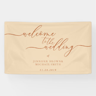 Herzlich willkommen im Party der Hochzeitssignatur Banner