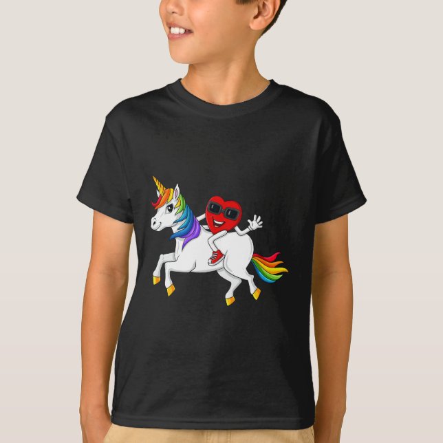 Herzlich willkommen im Reiten Unicorn T-Shirt (Vorderseite)
