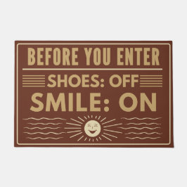 Herzlich willkommen im Stil - Schuhe ausziehen, Lä Fußmatte