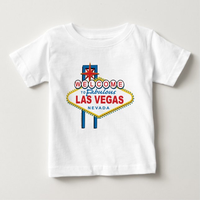 Herzlich willkommen im Zeichen von Las Vegas Baby T-shirt (Vorderseite)