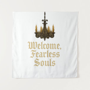 Herzlich willkommen in den Souls Gotischer Kronleu Wandteppich