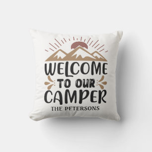 Herzlich willkommen in unserem Campingplatz Person Kissen
