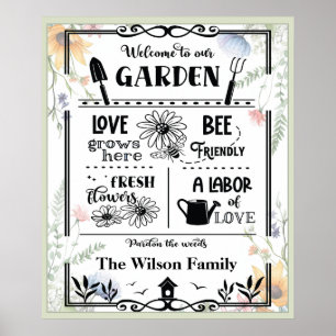 Herzlich Willkommen in unserem Gartenangebot Wasse Poster