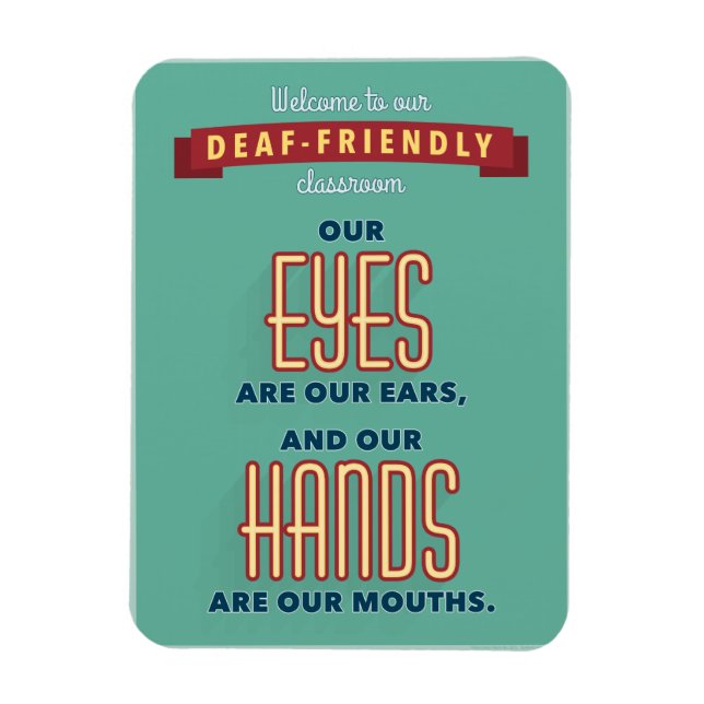 Herzlich willkommen in unserem taubfreundlichen Kl Magnet (Vertikal)