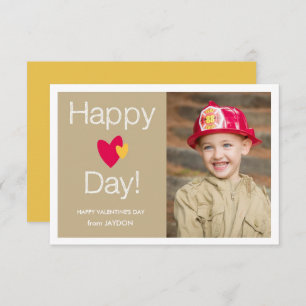 Herzlich willkommen Valentine Fotokarte Einladung