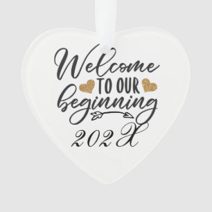 Herzlich willkommen zu unserem ersten Jahr Ornament