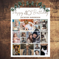 Herzlich willkommen zum 40. Geburtstag 15 Multiple