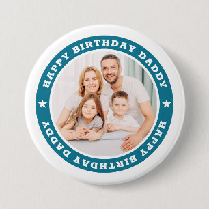 Herzlich Willkommen zum Geburtstag Daddy Modern Si Button