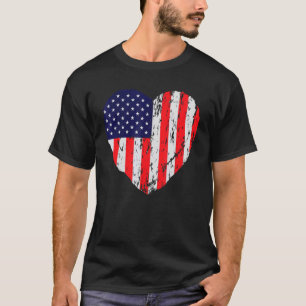 Herzliche amerikanische Patriotische Streitkräfte  T-Shirt