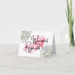 Herzliche Aufmerksamkeit für die Grußkarte Dankeskarte