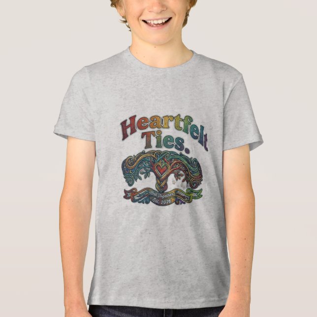 Herzliche Bande Tri-Blend Shirt (Vorderseite)
