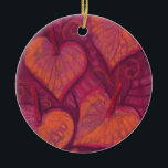 Herzliche Blume, blumenreiche Herzen, rosa, rot un Keramikornament<br><div class="desc">Blumenmotiv,  skurrile abstrakte Blume (stylisierte calla) erinnern an die Farben Rosa,  Rot,  Rubin und Orange. Liebliches Geschenk für ein Mädchen oder eine Frau,  perfekt für den Valentinstag oder nur als Zeichen der Liebe. Pastellmalerei,  Weiche Pastellfarben auf Papier,  2017 

© Clipso-Callipso / Julia Khoroshikh Alle Rechte vorbehalten.</div>