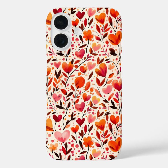 Herzliche Blüten Case-Mate iPhone Hülle (Rückseite)