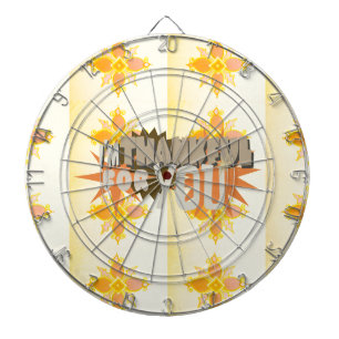 Herzliche Dankbarkeit: "Danke für dich" mit Liebe, Dartscheibe