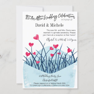 Herzliche Einladung Nach/ Hochzeitsfeier