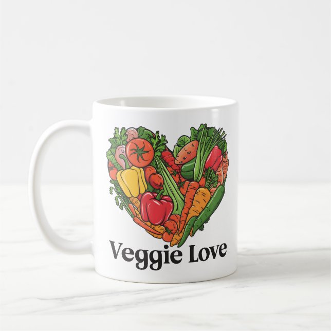 Herzliche Ernte: Eine Affäre mit pflanzlicher Lieb Kaffeetasse (Links)