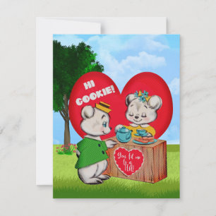 Herzliche Freunde Valentinstagskarte Feiertagskarte