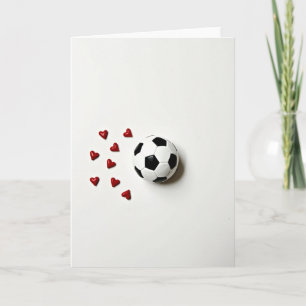 Herzliche Fußballkarte Karte