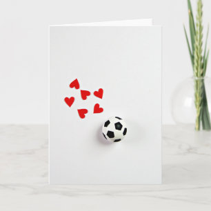 Herzliche Fußballkarte Karte