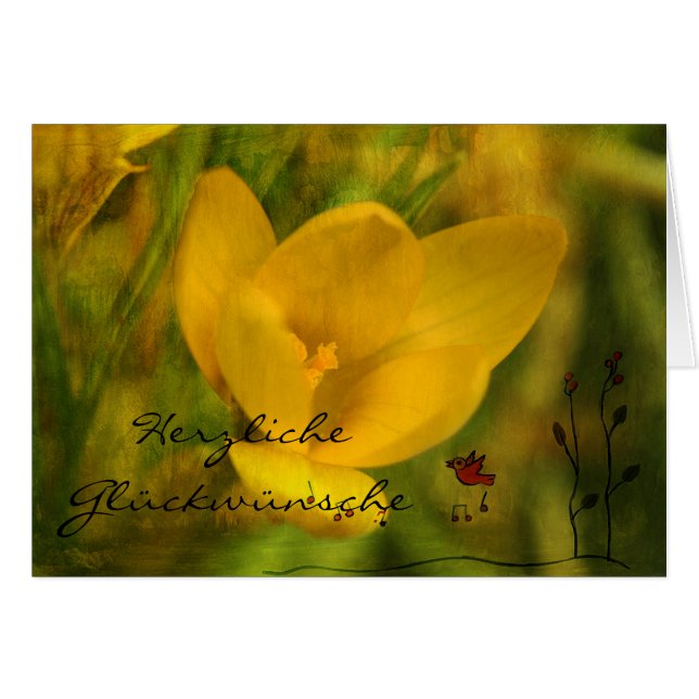 Herzliche Glückwünsche (Vorderseite (Horizontal))