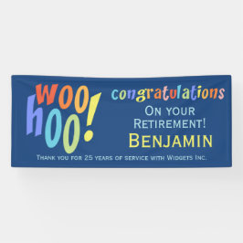 Herzliche Glückwünsche zu den Ruheständlern Banner