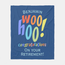 Herzliche Glückwünsche zu den Ruheständlern Fleecedecke